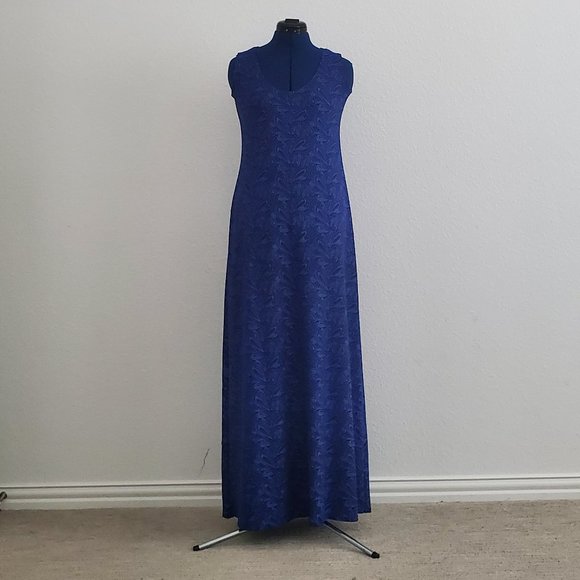 Dresses & Skirts - Maxi blue gown women's formal wear